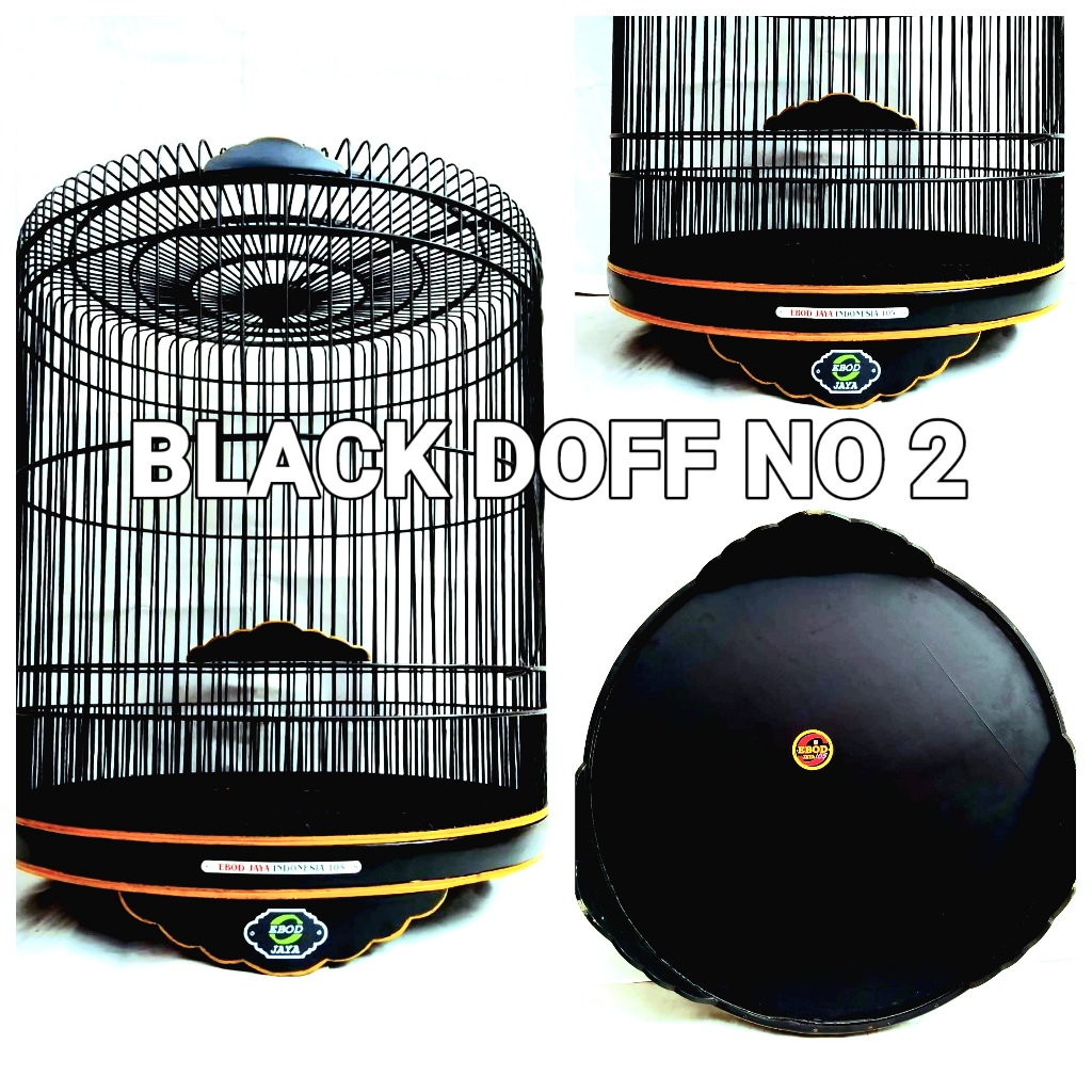 SANGKAR MURAI EBOD BLACK DOFF BAMBU NO 2