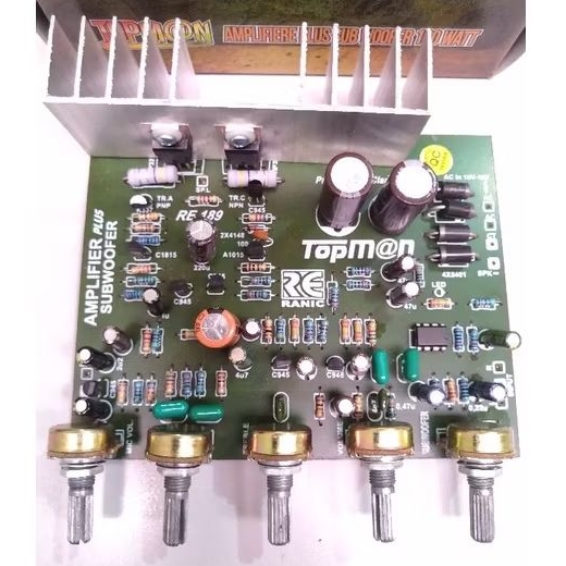 Kit Amplifier Plus Subwoofer Dan Mic Mono