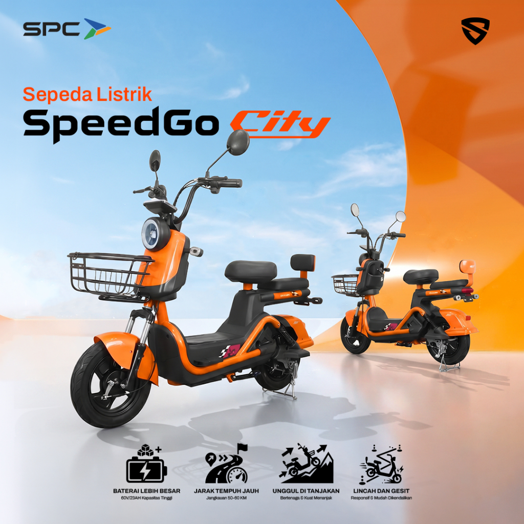 SPC SpeedGo City - Sepeda listrik - 500watt