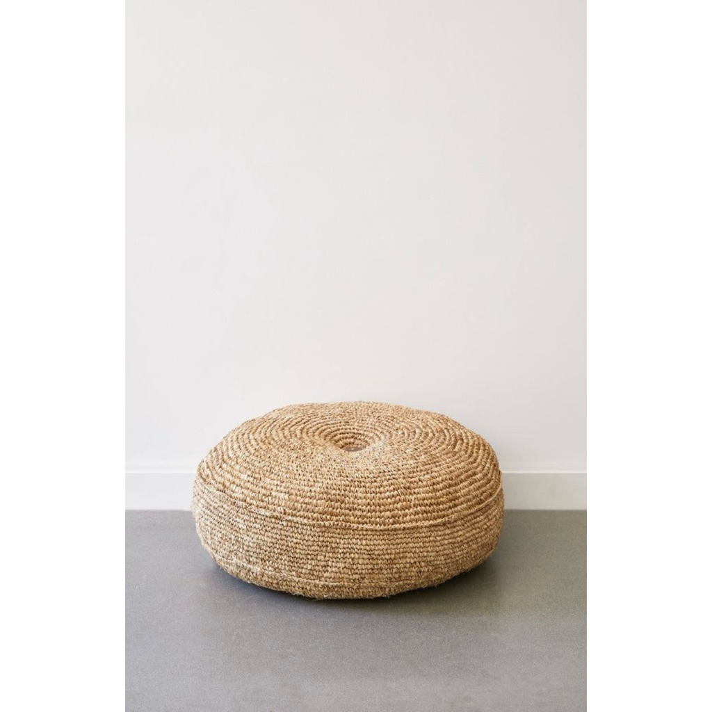 Natural Sisal Floor Cushion | Cushion | bantal bulat