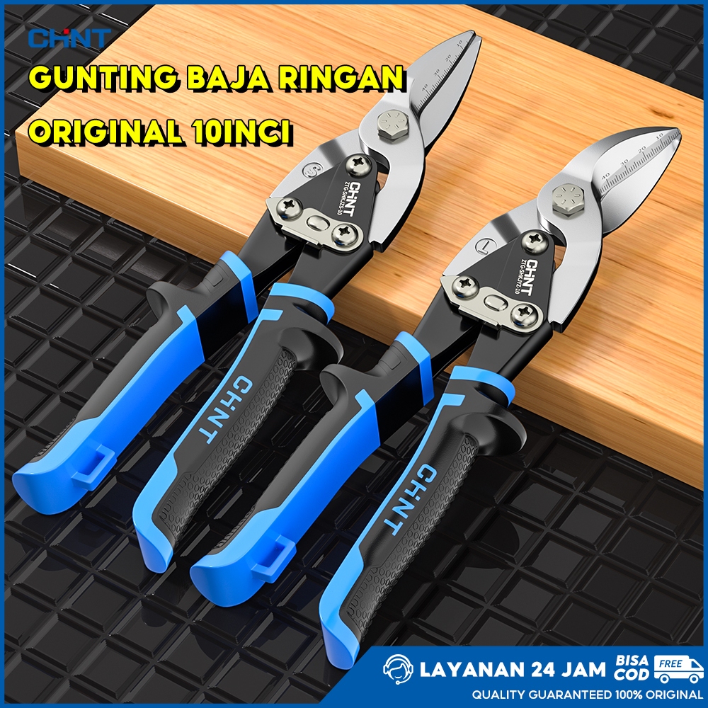 CHNT gunting baja ringan original gunting seng serbaguna