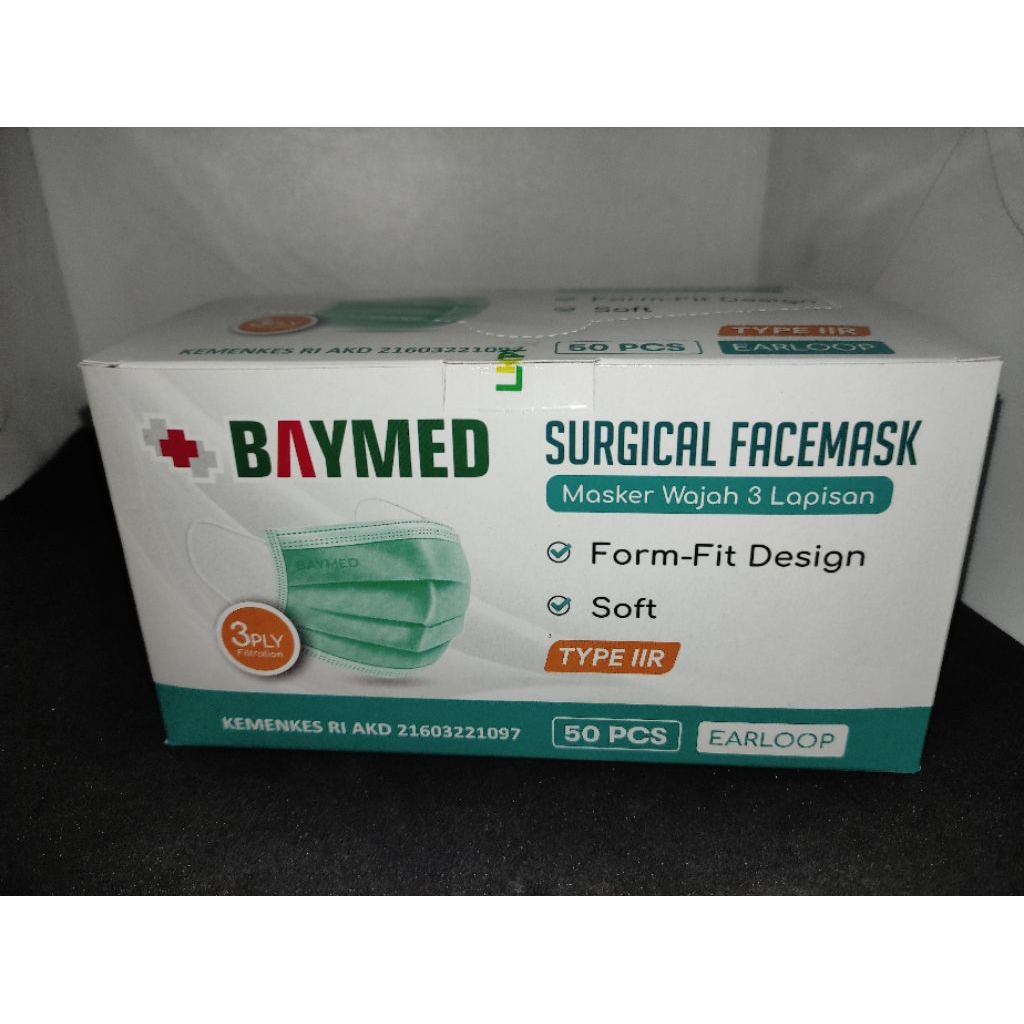 Masker medis Earloop merk Baymed
