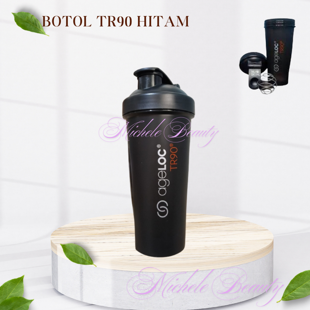 BOTL MINUM SHAKER TEBAL TR90*/BOTOL MINUM BERLOGO/BOTOL MINUM HITAM