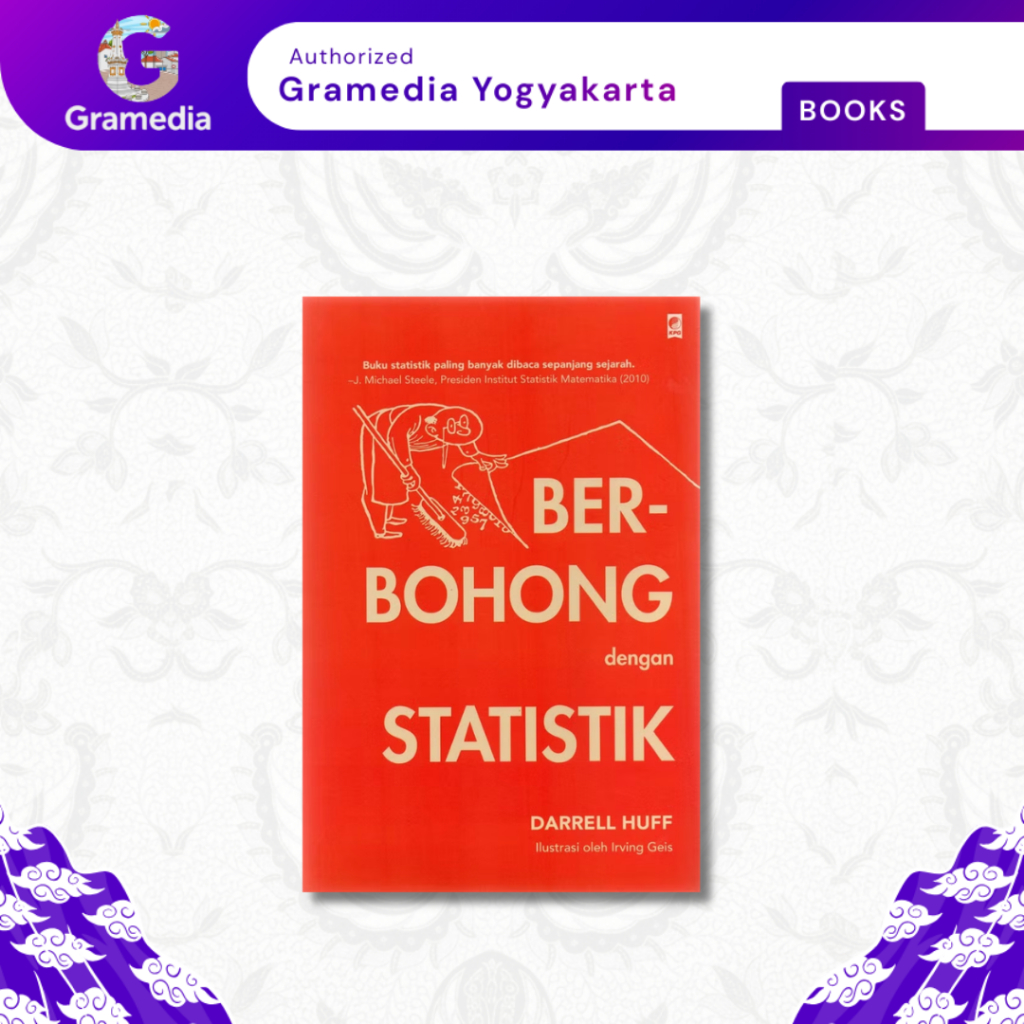 Gramedia Yogya - Berbohong Dengan Statistik