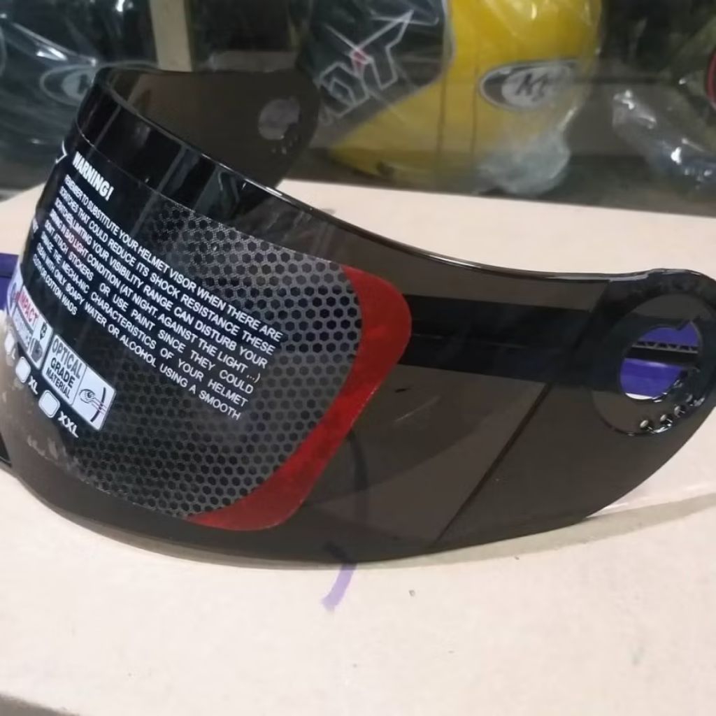Kaca visor helm KYT X Rocket dark smoke original