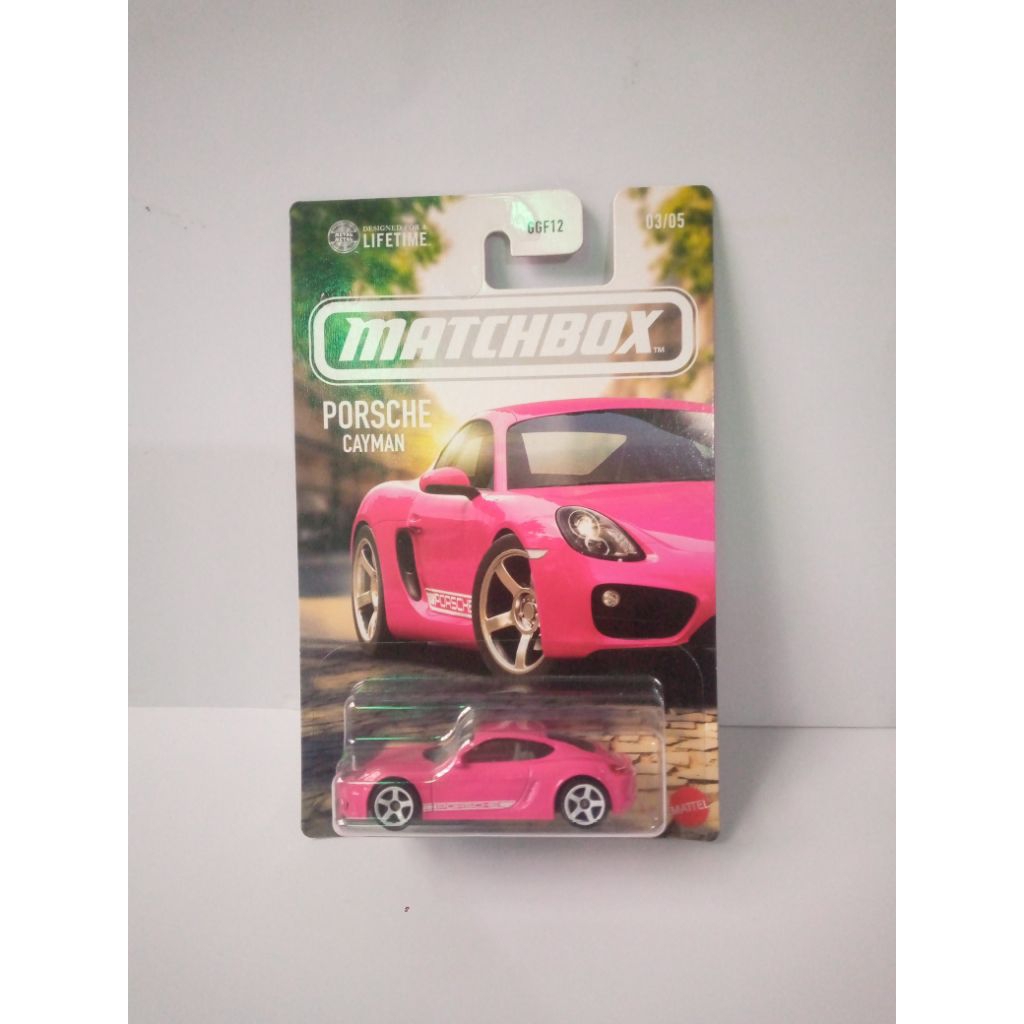 Matchbox Porsche cayman pink
