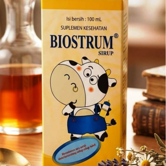 Sirup Biostrum 100mL - Sirup Untuk Menunjang Daya Tahan Tubuh, Nutrisi Otak dan Suplemen Vitamin Ana