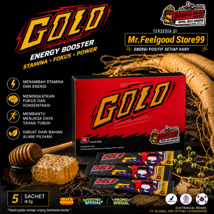 Mister Mr Golo Minuman Herbal Serbuk Rasa Pisang Asli Original Dr Boyke Sachet