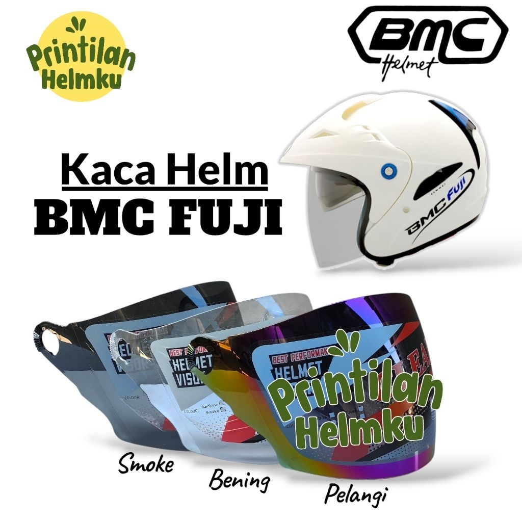 PRINTILANHELMKU Kaca Helm BMC FUJI