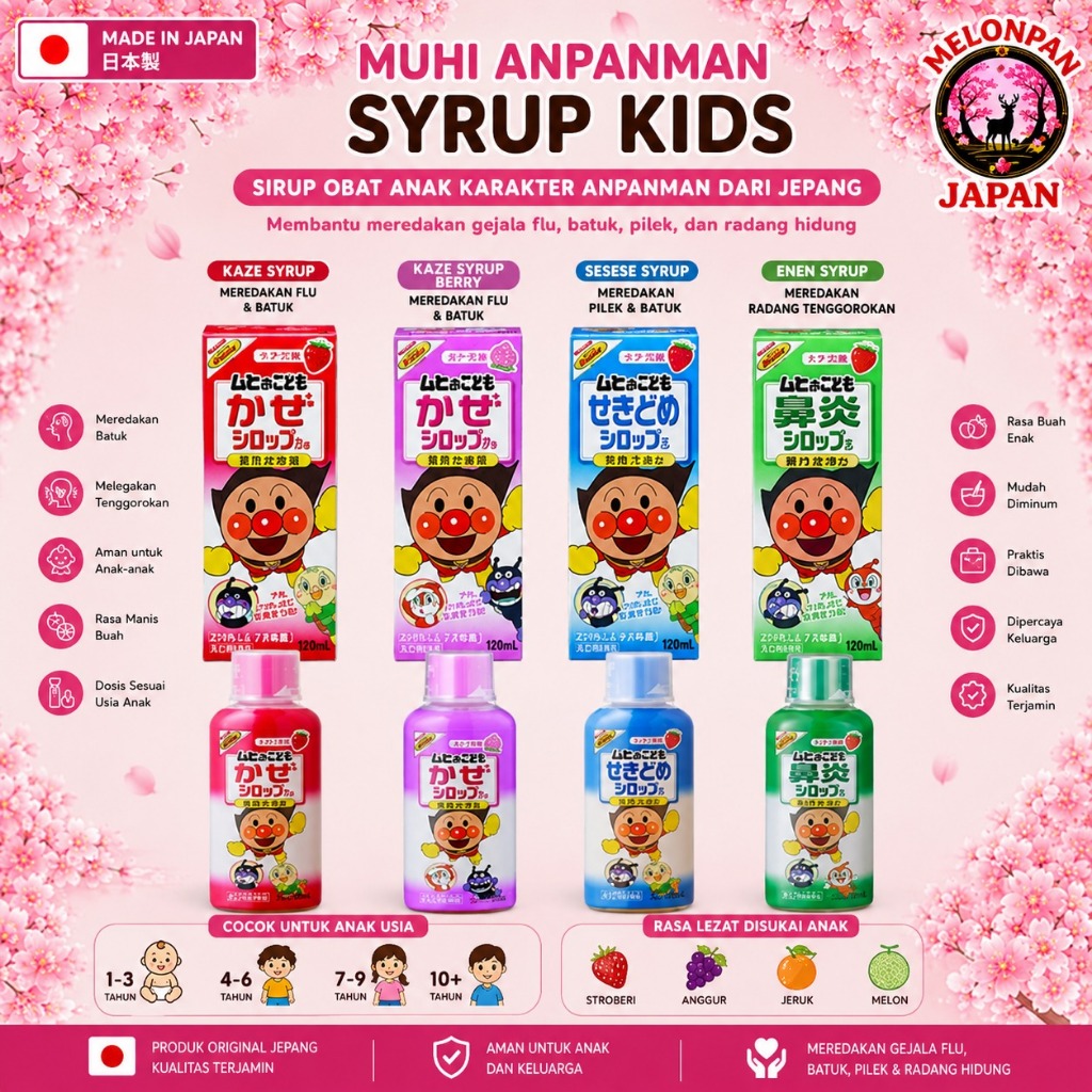 Muhi Anpanman Kids Syrup Ori