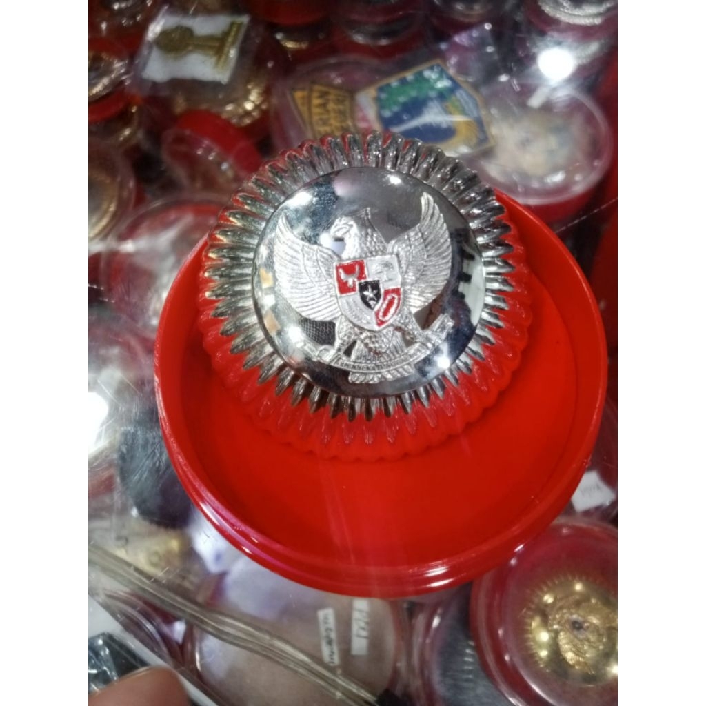 Tanda jabatab CAMAT/ jengkol CAMAT/ bongol CAMAT blakang menggunakan magnet/gantung