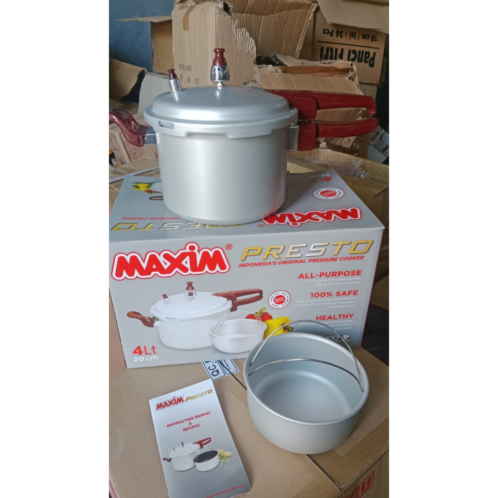Panci Presto Maxim Kapasitas 4 Liter/ Panci Pelunak daging
