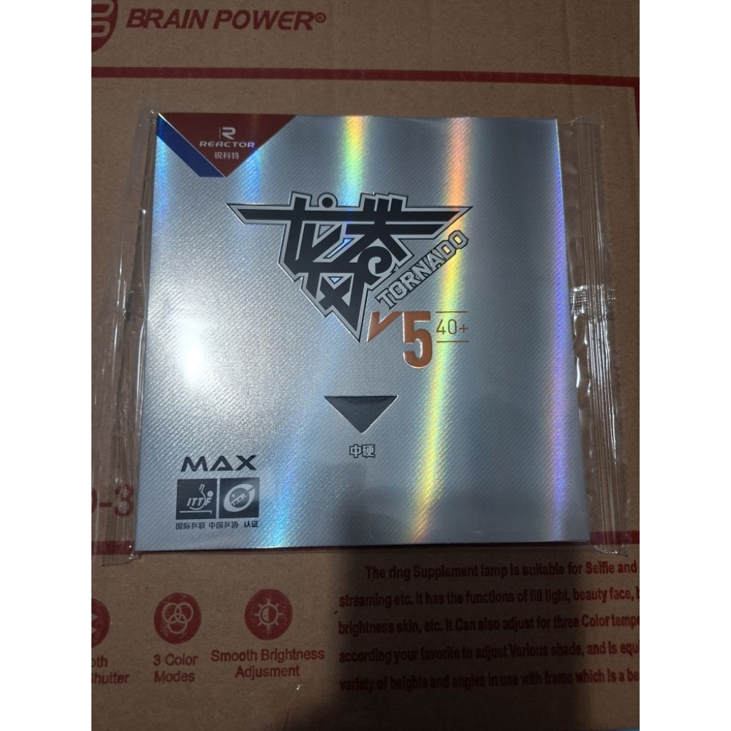 Reactor Tornado V5 Karet Rubber Intermediate Pingpong Tenis Meja