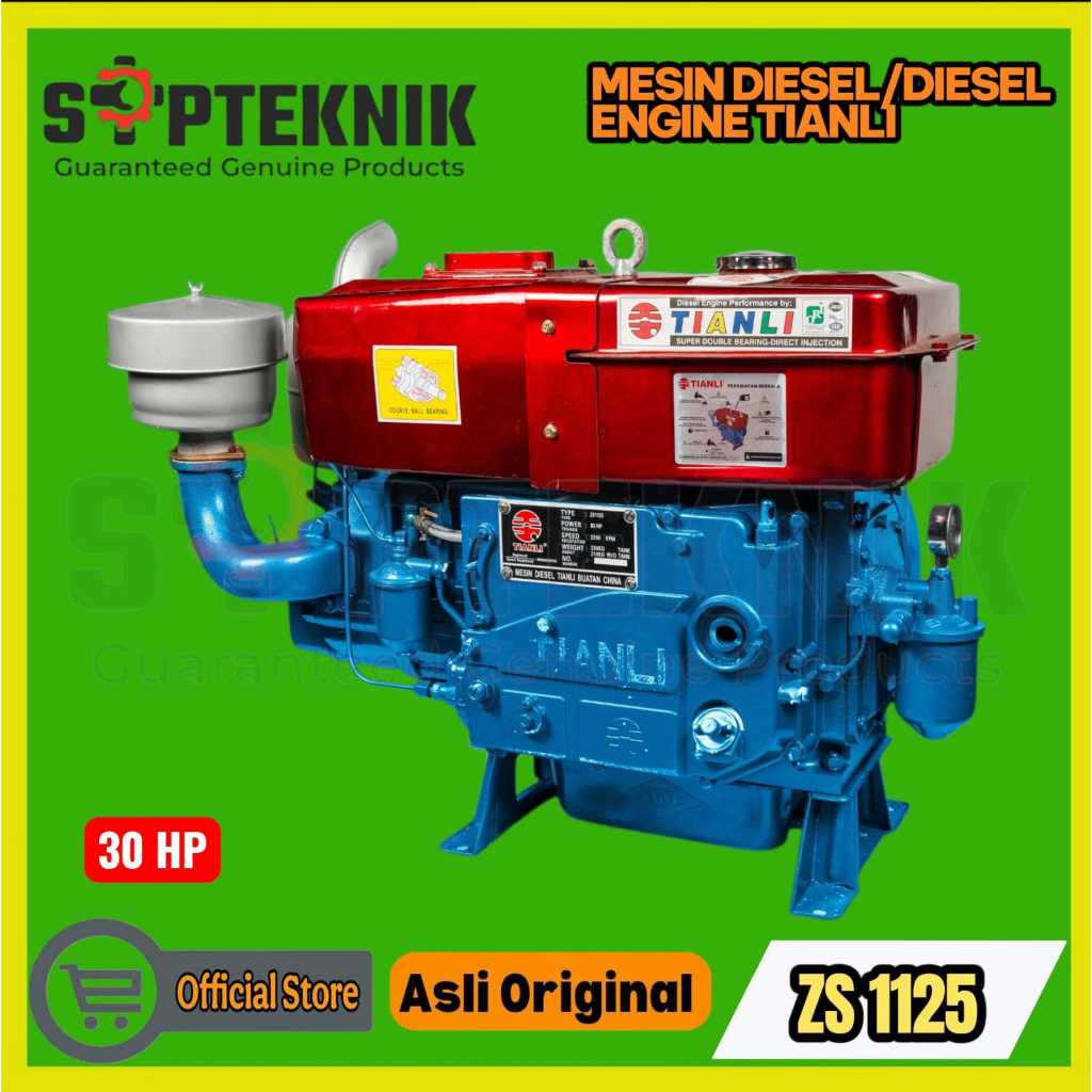 MESIN DIESEL/ENGINE DIESEL ZS 1125 30HP TIANLI