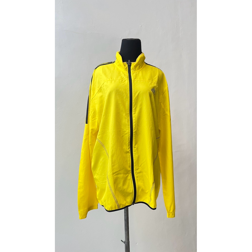 NEW ADIDAS Ori100% Jaket Sport Unisex || Light Yellow Parasut Stretch