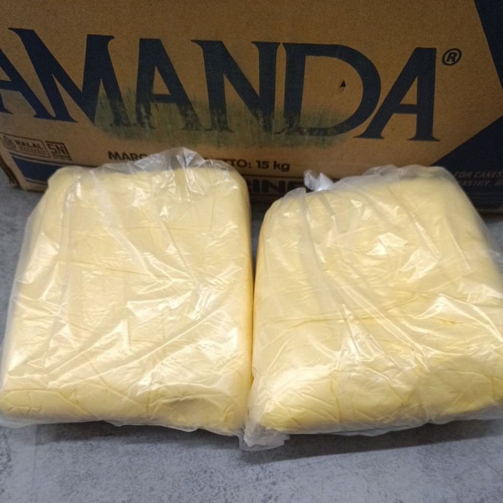 AMANDA MARGARINE 1KG/MENTEGA AMANDA/AMANDA KUNING MARGARIN 1KG
