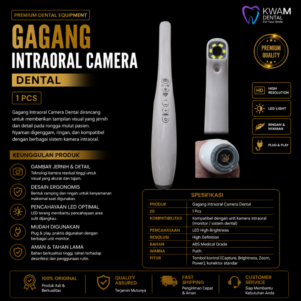 Gagang Intraoral Camera Dental 1 pcs
