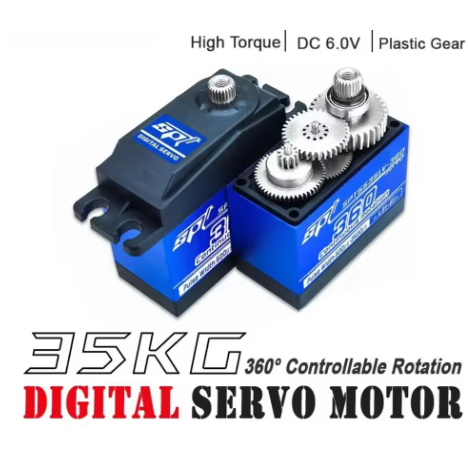 35KG SPT5535LV Digital Servo Motor 360 Degree Continuous Rotation High Torque Metal Gear for RC Robo