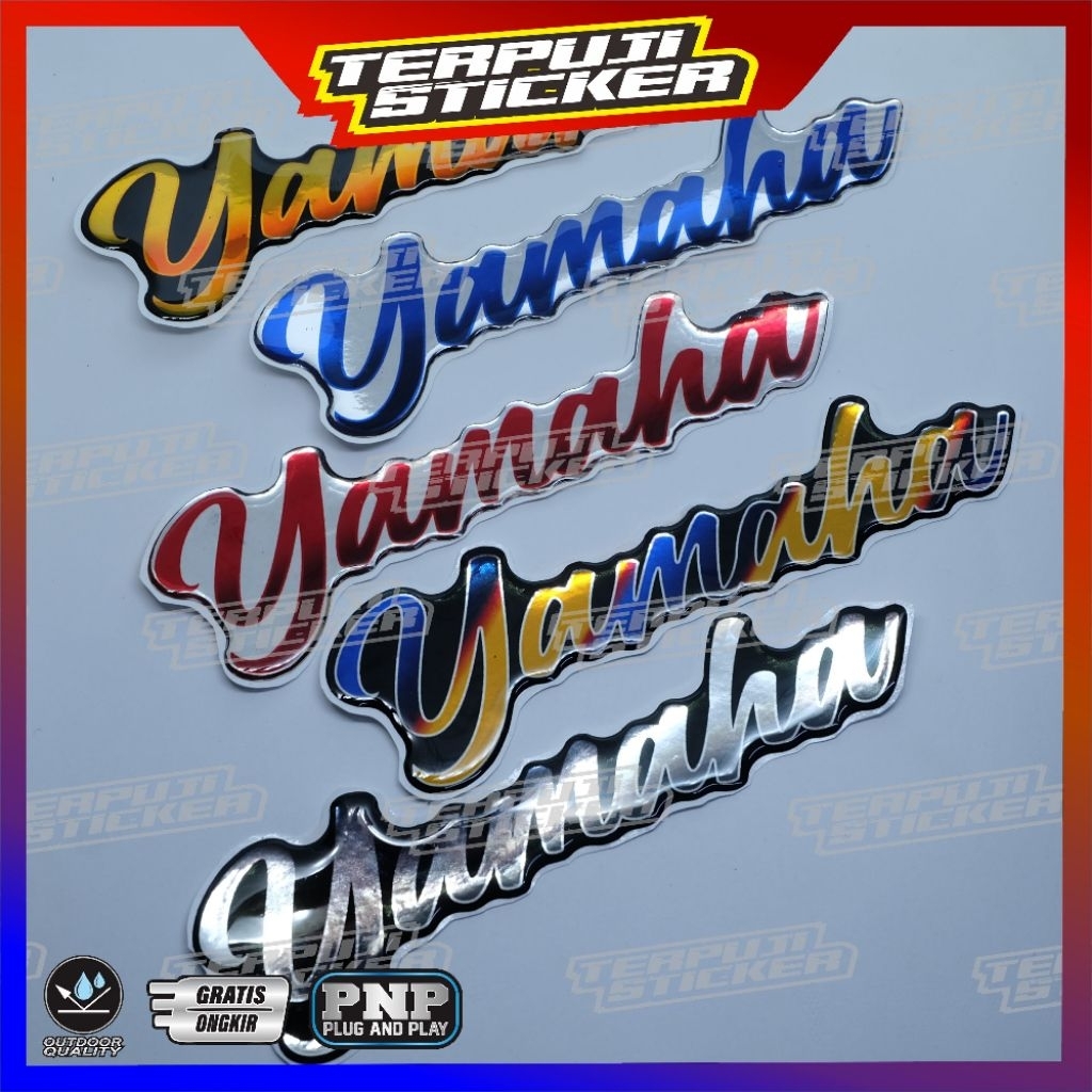 emblem timbul yamaha latin/emblem tangki yamaha/emblem yamaha rx king