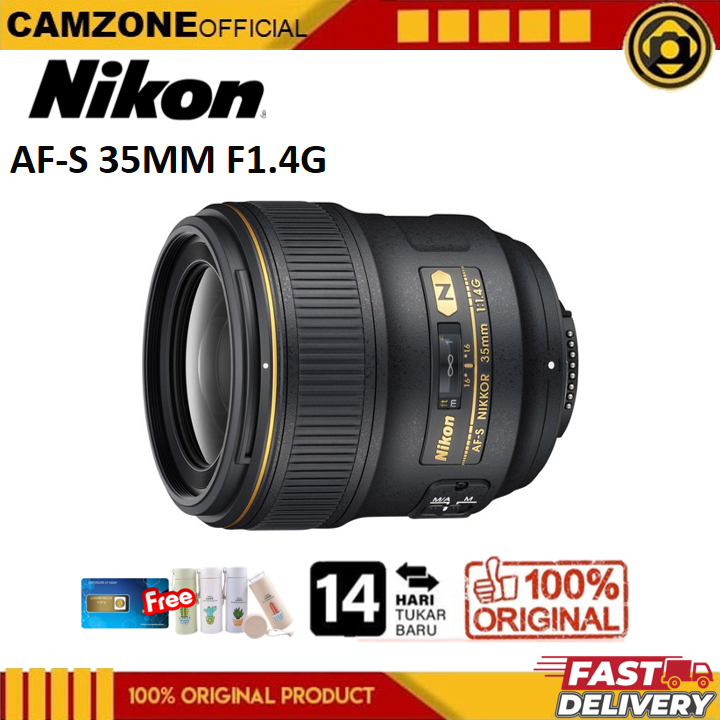 Nikon AF-S 35MM F1.4G - Lensa Nikon AF-S 35MM F1.4G ORIGINAL