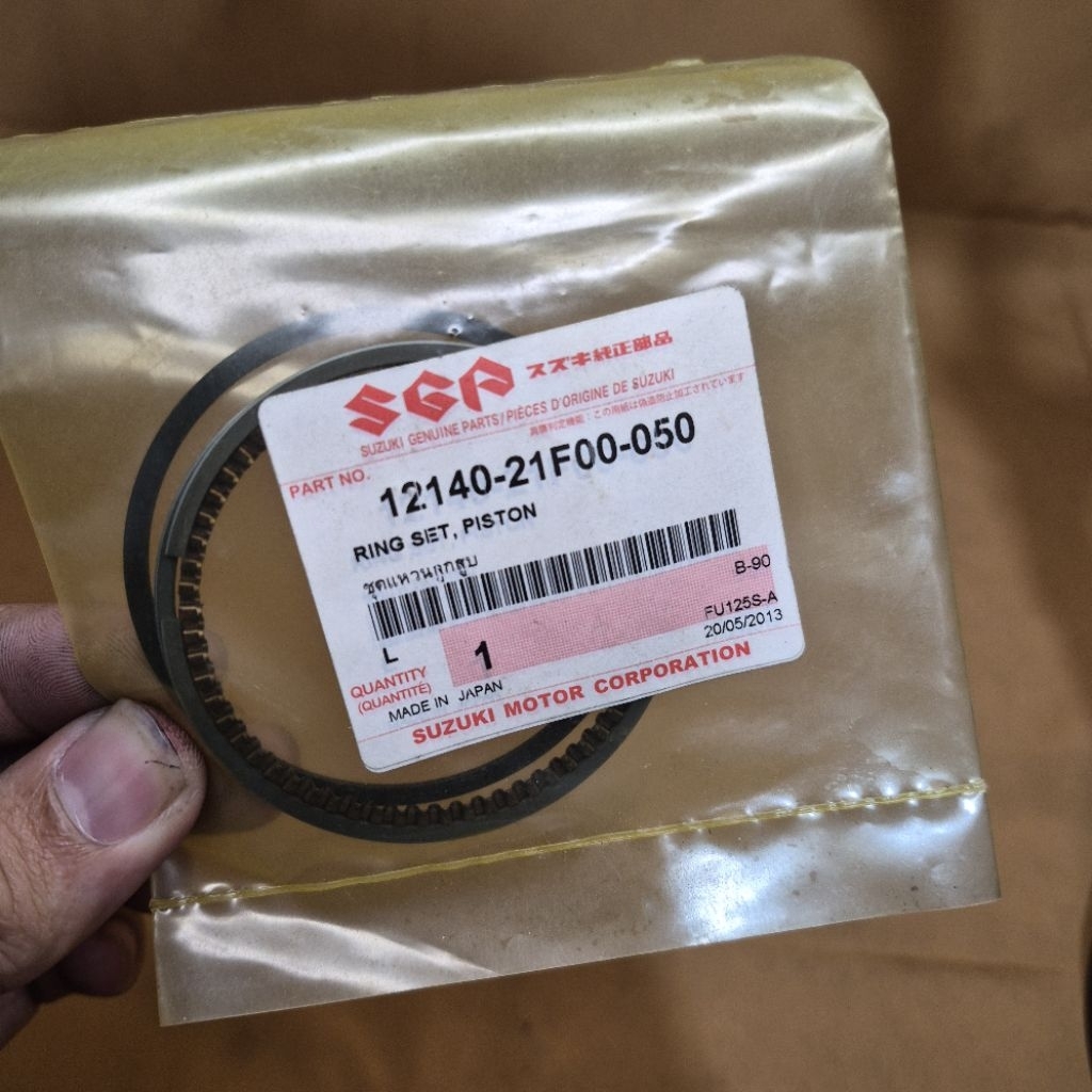 Ring Piston Suzuki Satria Fu 150 Os Standar Std 50 Original