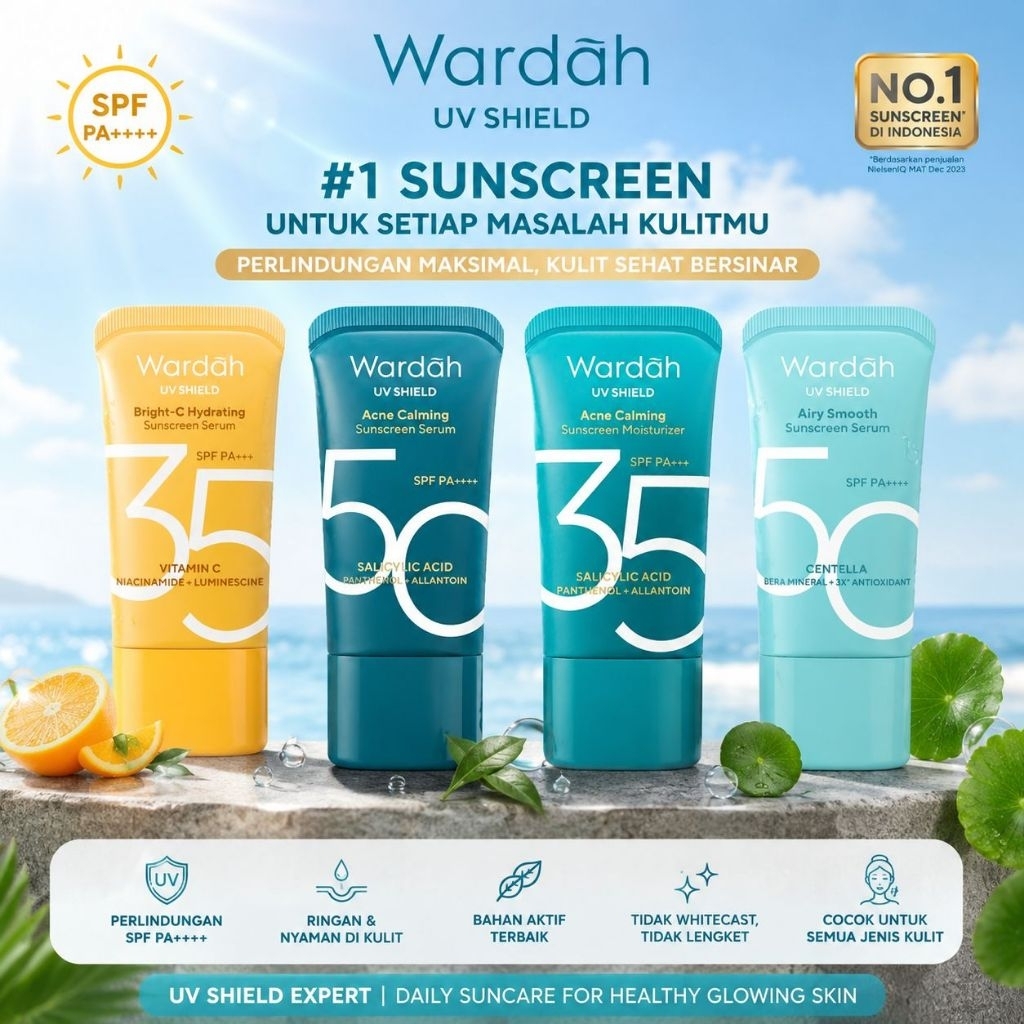 Wardah Sunscreen All Variant SPF50 SPF35