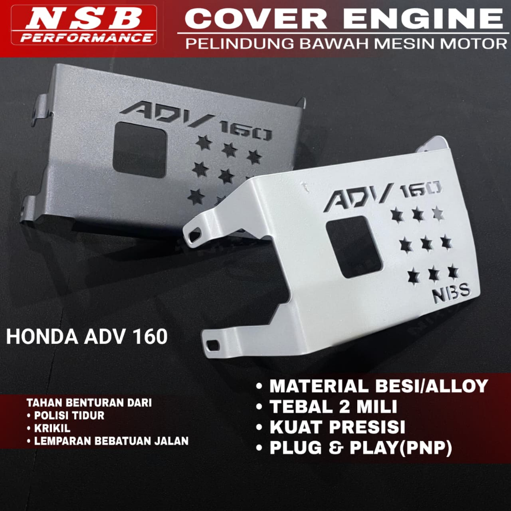 Cover Engine ADV 160 Cover Mesin Pelindung Mesin ADV 160 NSB Cover ADV  NM55