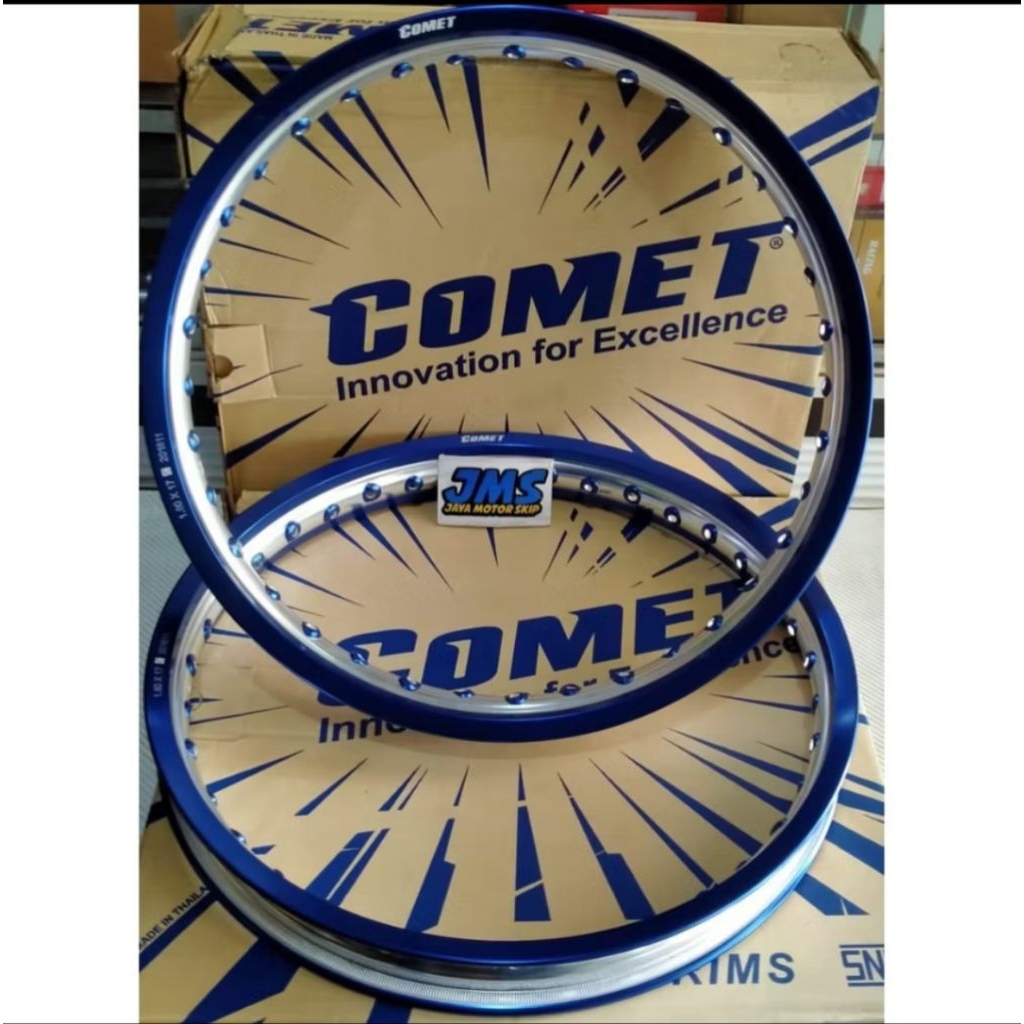 Velg Comet 2 TONE 140/140-17 Blue/Silver
