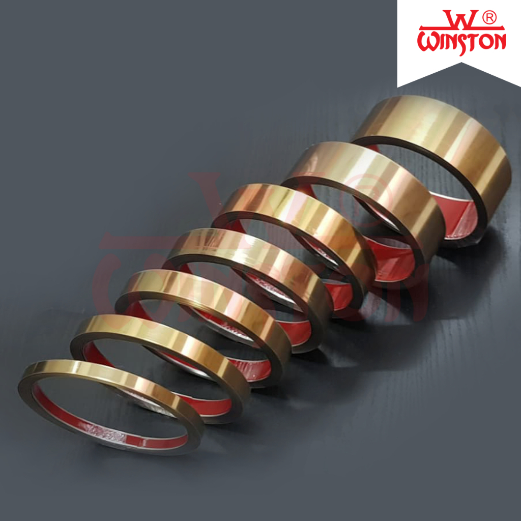 List Strip Sticker 4 CM / Plat Strip Mirror Termurah