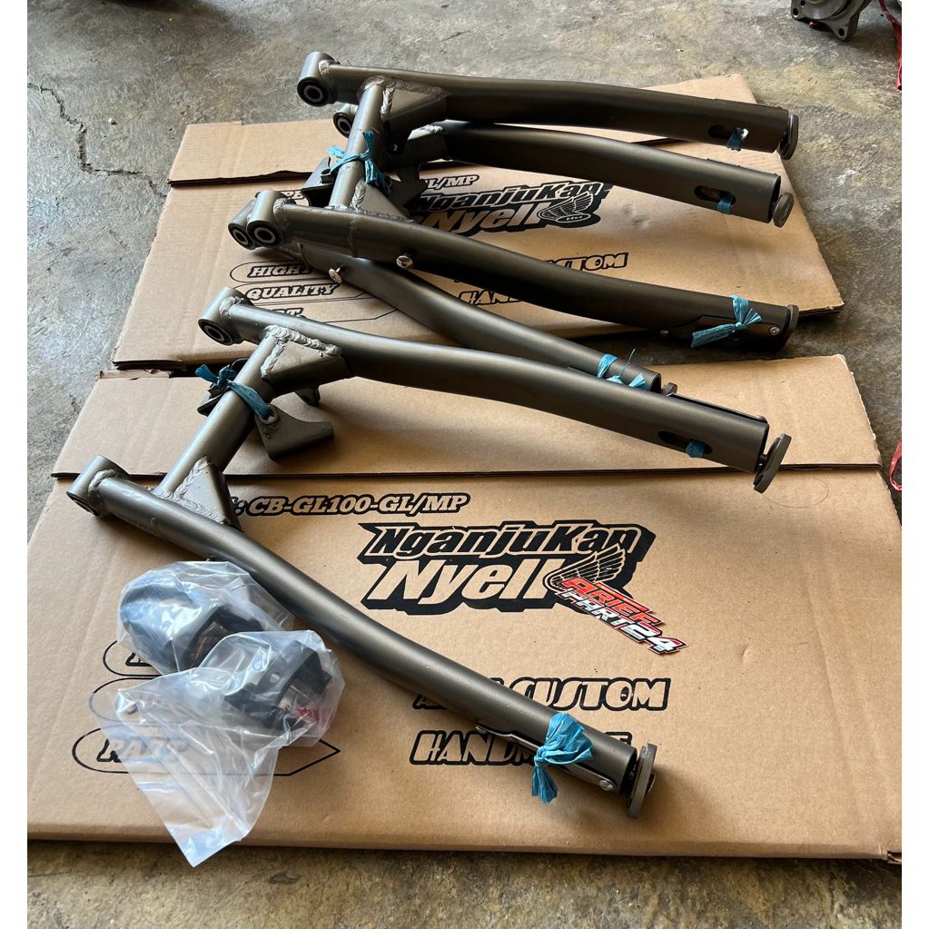 swing arm handmade oval nganjuk model ninja w175 CB GL MP GL100