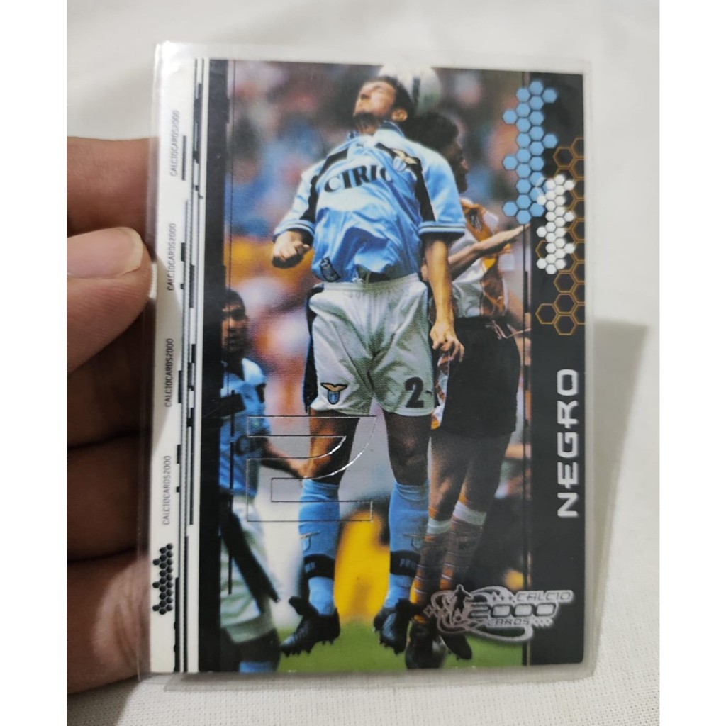 kartu negro lazio itali - calcio 2000