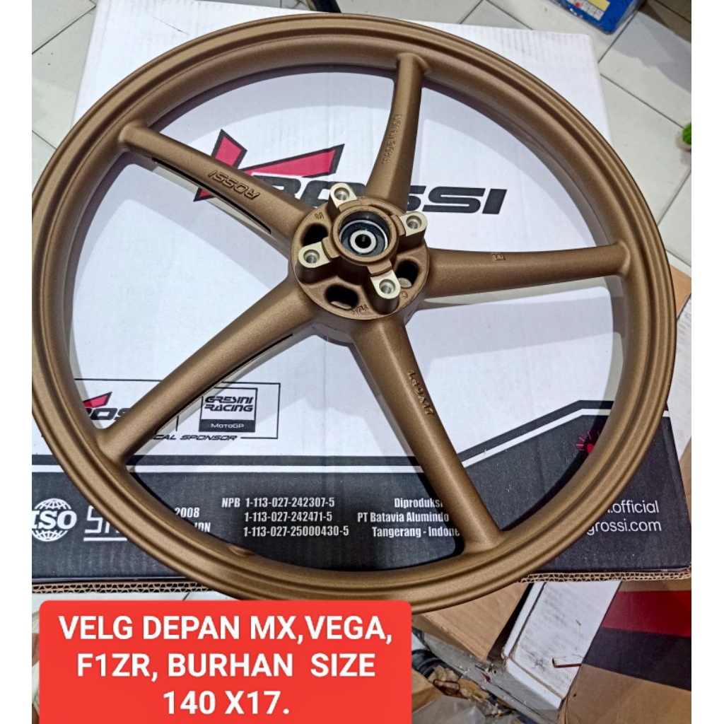 velg  depan saja model RCB 160x17..ymh MX,f1zr, vegar,vegar new,mio17,fino17,