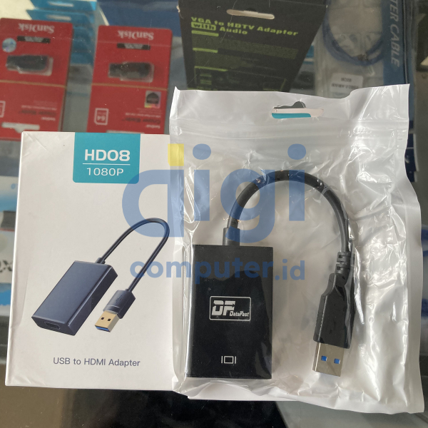 CONVERTER CONNECTOR USB TO HDMI