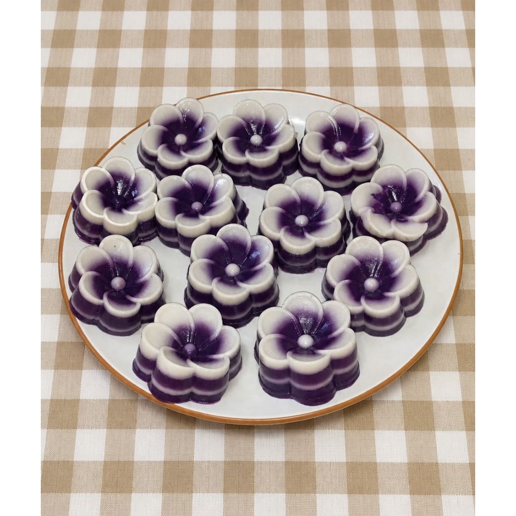 Kue Talam Ubi Ungu | Jajanan Pasar Tradisional Legit Gurih Santan | Kue Basah Jajanan Subuh