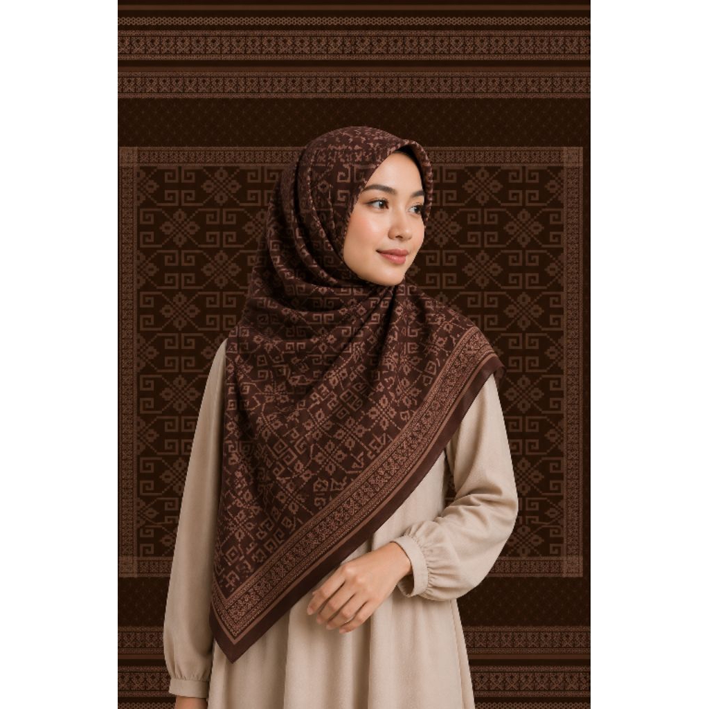 BATIK ART/VOAL PREMIUM/HIJAB PRINTING/HIJAB ETNIK/HIJAB SYARI