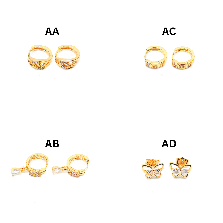 Eldwell Jewellery Anting Jepit Exclusive EWJ - AA - AD