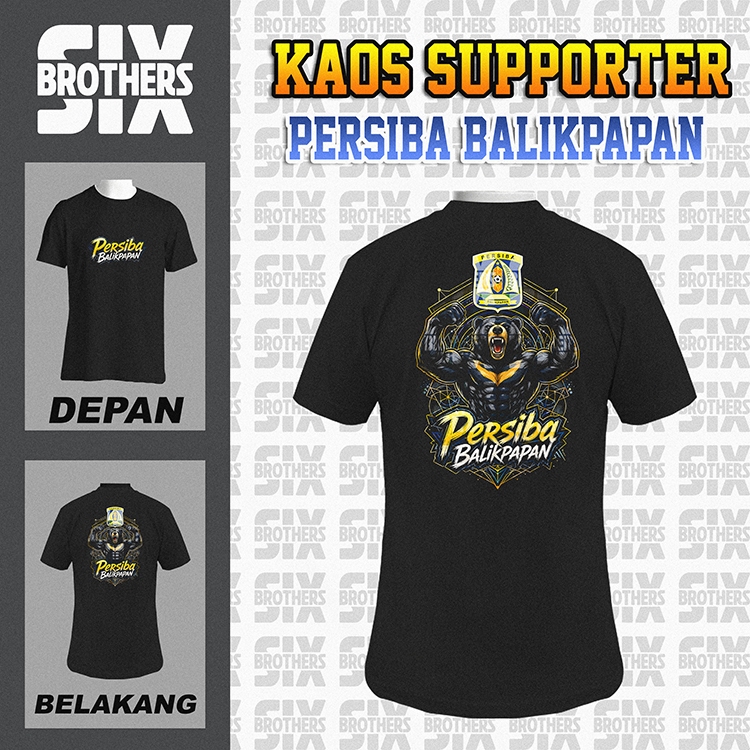 Kaos Supporter Persiba Balikpapan 100% Desain Original Distro