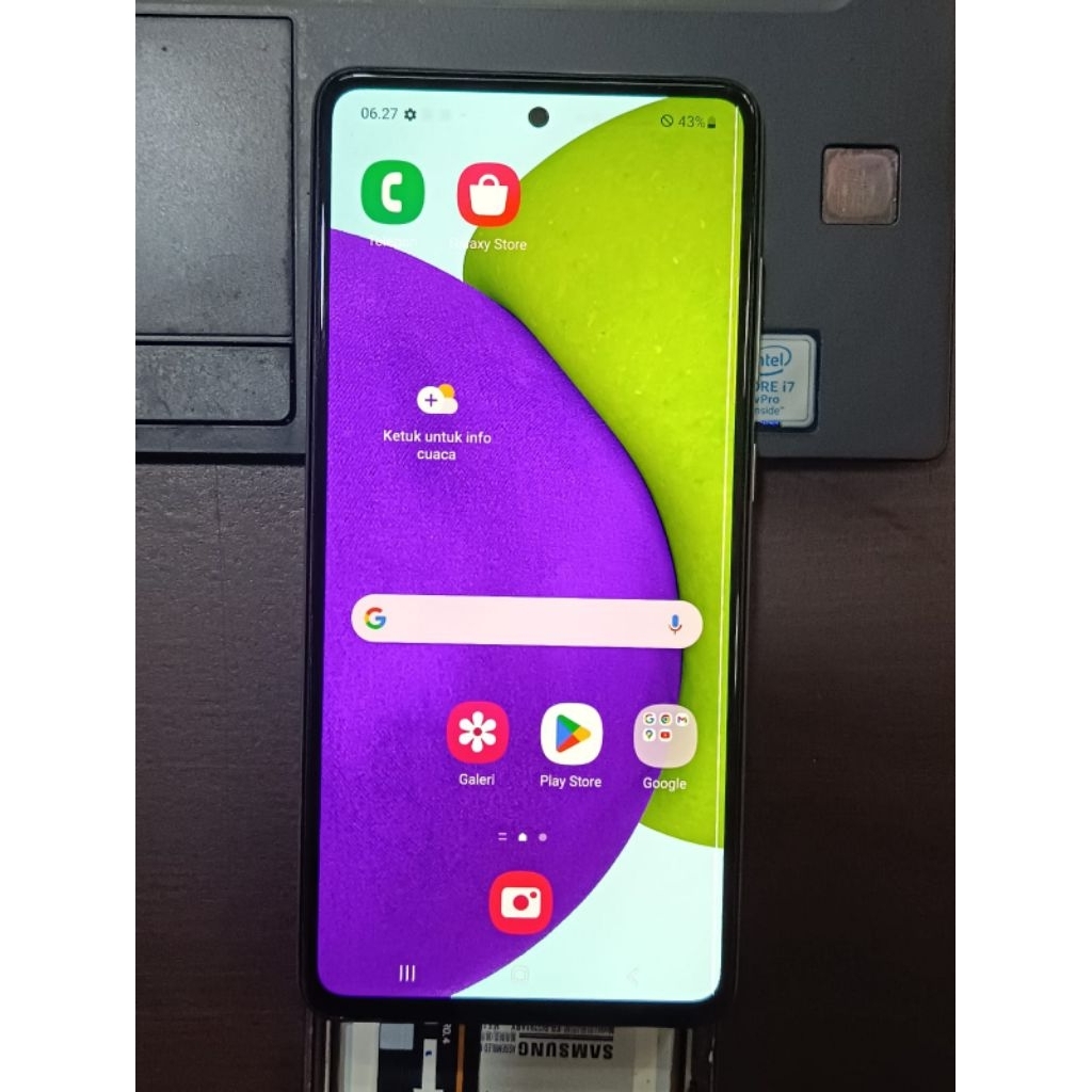 LCD SAMSUNG GALAXY A52/A52S - A525/A528 ORIGINAL COPOTAN MINUS GARIS 1 + SHADOW