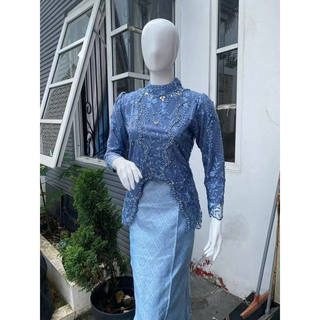 (free hijab) Kebaya Lidya Payet / kebaya modern/ kebaya janggan/ kebaya wanita model terbaru/ kebaya