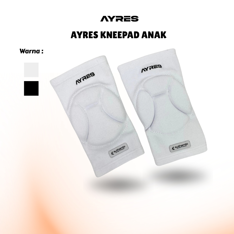Kneepad Anak Ayres Junior  Pelindung Lutut Anak Deker Lutut Busa Olahraga Futsal Basket Volly