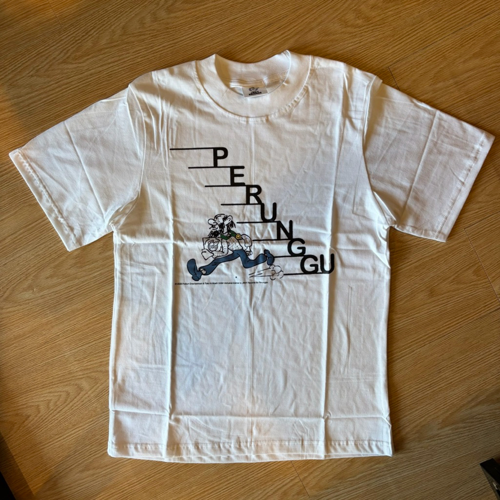 PERUNGGU X JRNY RECORDS WHITE T-Shirt/OFFICIAL MERCHANDISE PERUNGGU