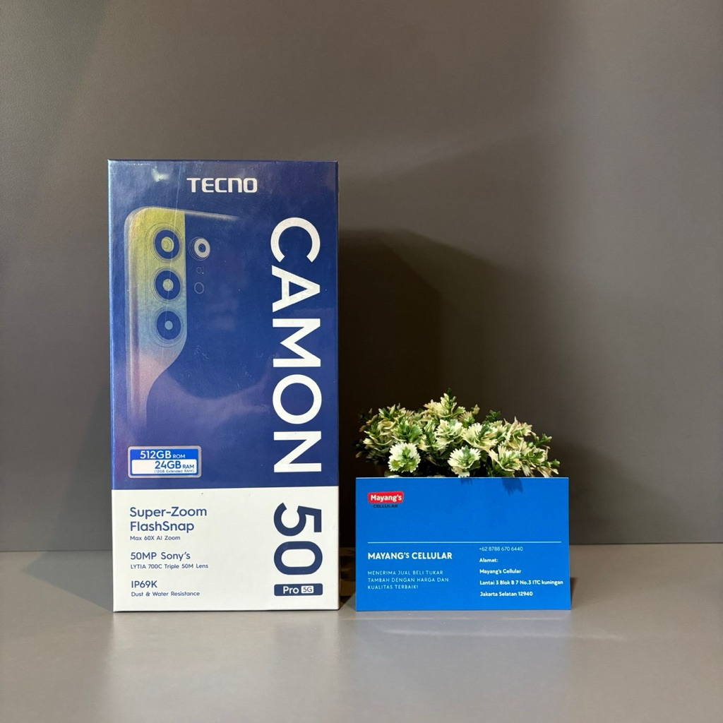 [5x SUPERZOOM FLASHSNAP] TECNO CAMON 50 PRO 5G 12GB+12GB*/512GB, 50MP Sony LYT-700C, 50MP 3x Telepho