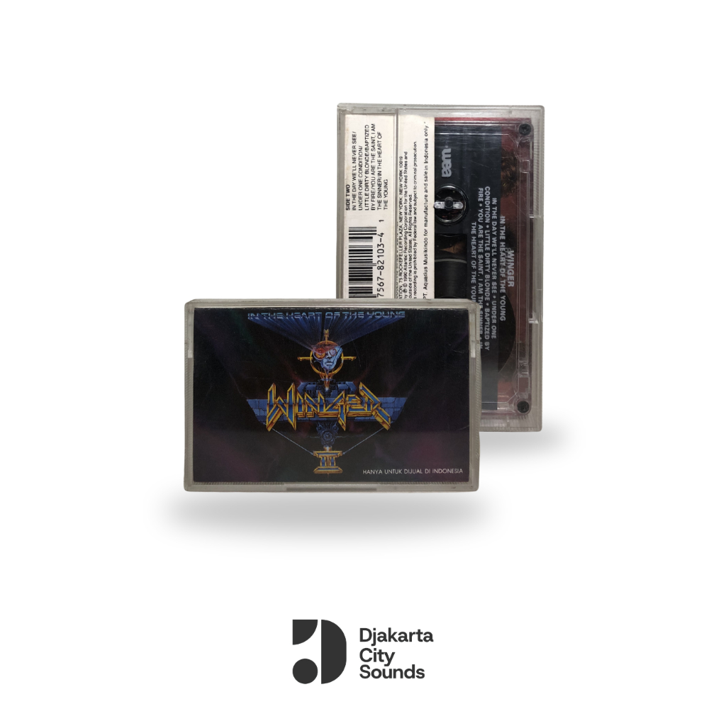 Kaset Pita Winger - In The Heart Of The Young