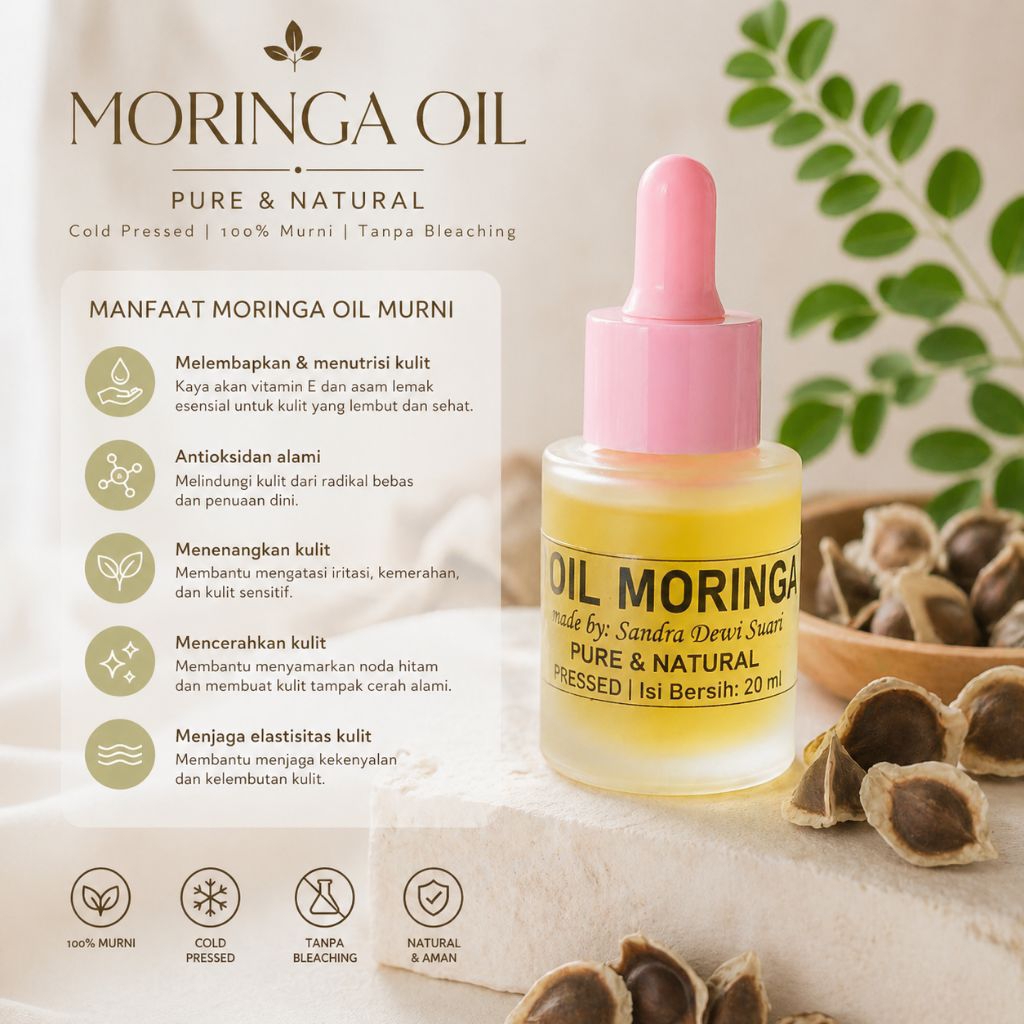 Face Oil Kelor Serum Kelor Moringa Oil