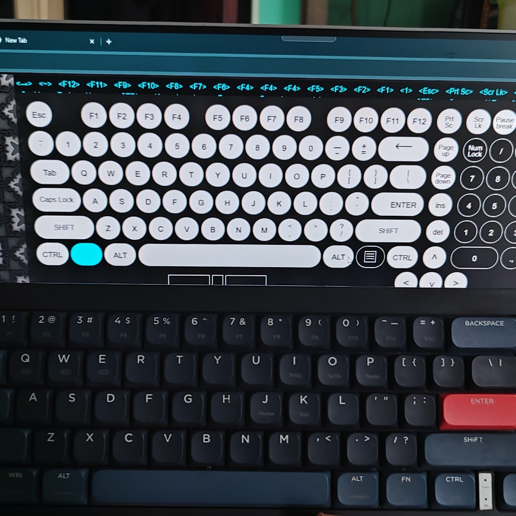 [BEKAS] Keyboard Ajazz AKL680 Wireless Low Profile
