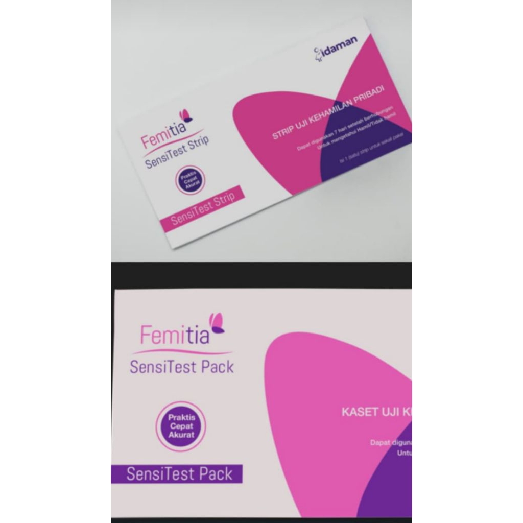 Testpack FEMITIA SENSISTRIP & SENSIPACK /Uji kehamilan instan&akurat,Exp 01-2029. PRIVASI.