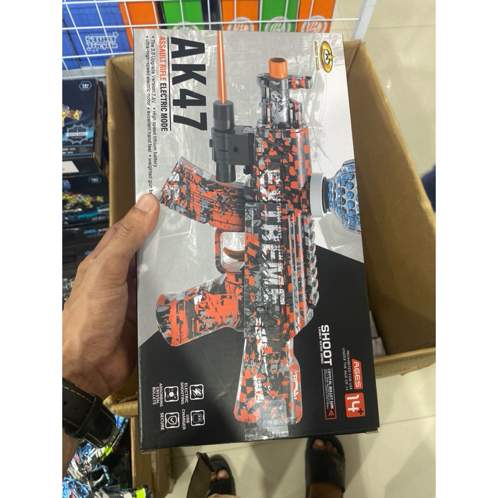 Mainan anak gel blaster viral|tembak water gel