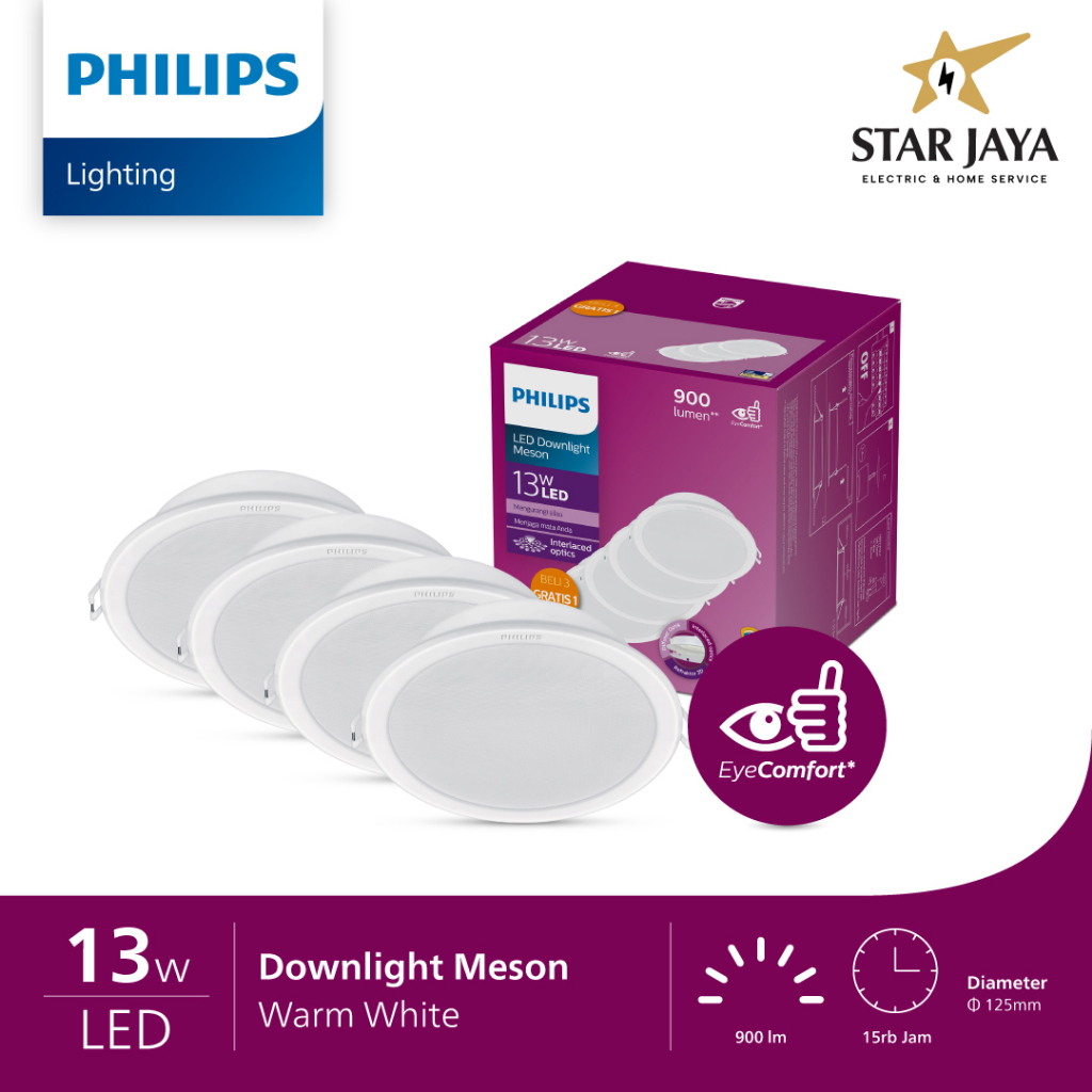 Downlight LED Philips Meson paket 13 Watt