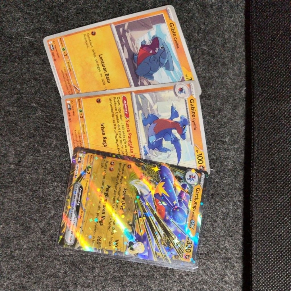 garchomp cynthia ex evoline pokemon tcg