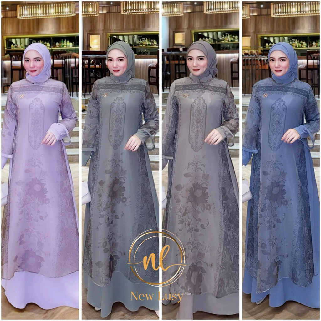 Vionela Dress Gamis Mewah Cantik Original NewLusy